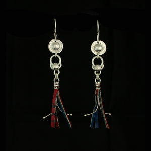 One-of-a-Kind Sterling Silver and Sapphire Fringe Earrings 15