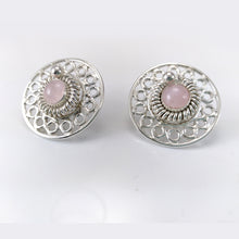 Load image into Gallery viewer, Nzinga- gemstone stud post  earrings