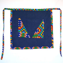 Load image into Gallery viewer, Denim Craft Apron with Ankara African Print Fabric- HPRN096