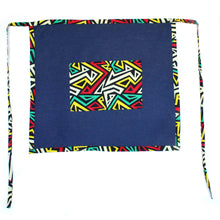 Load image into Gallery viewer, Denim Craft Apron with Ankara African Print Fabric- HPRN098