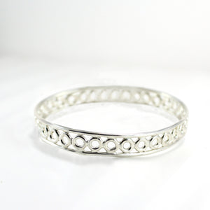 Ordered Steps -Bangle bracelet