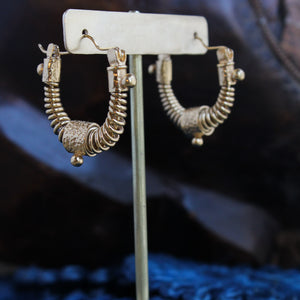 Kadi- African hoop earrings