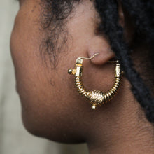 Load image into Gallery viewer, Kadi- African hoop earrings