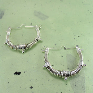 Kadi II-African hoop earrings.