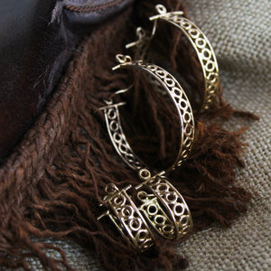 Muhumaza II-Small  hoop earrings